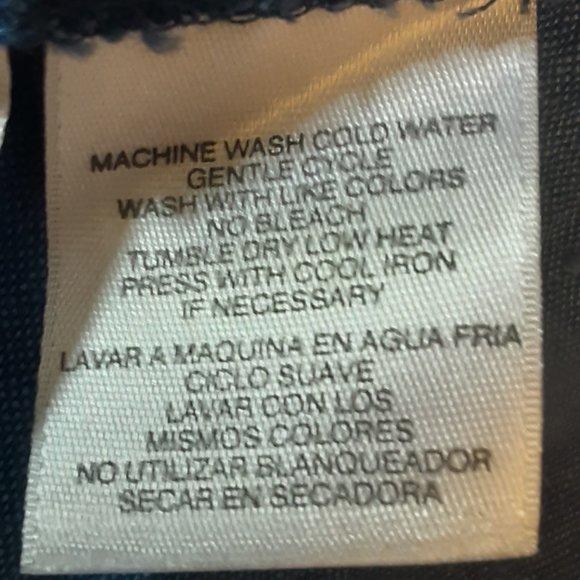 Jones New York Blue 100% Linen Button Up Collared Shirt - Picture 10 of 10